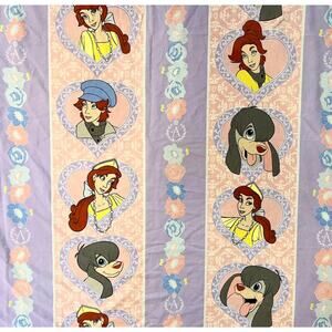 RARE Vintage 1997 Don Bluth's Anastasia 4 Piece Twin Sheet Set Complete
